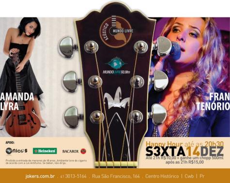 14/12 – Amanda Lyra e Fran Tenório