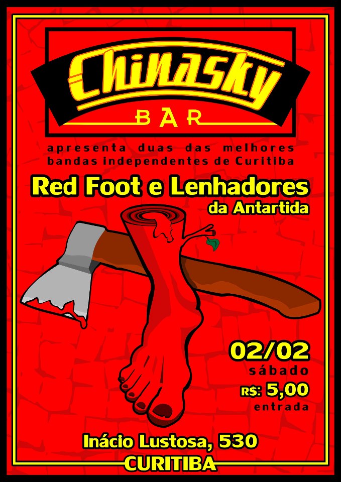 02/02 – Red Foot e Lenhadores da Antartida