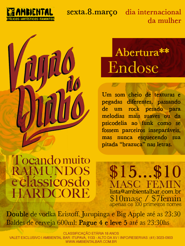 08/03 – Vagao do Diabo