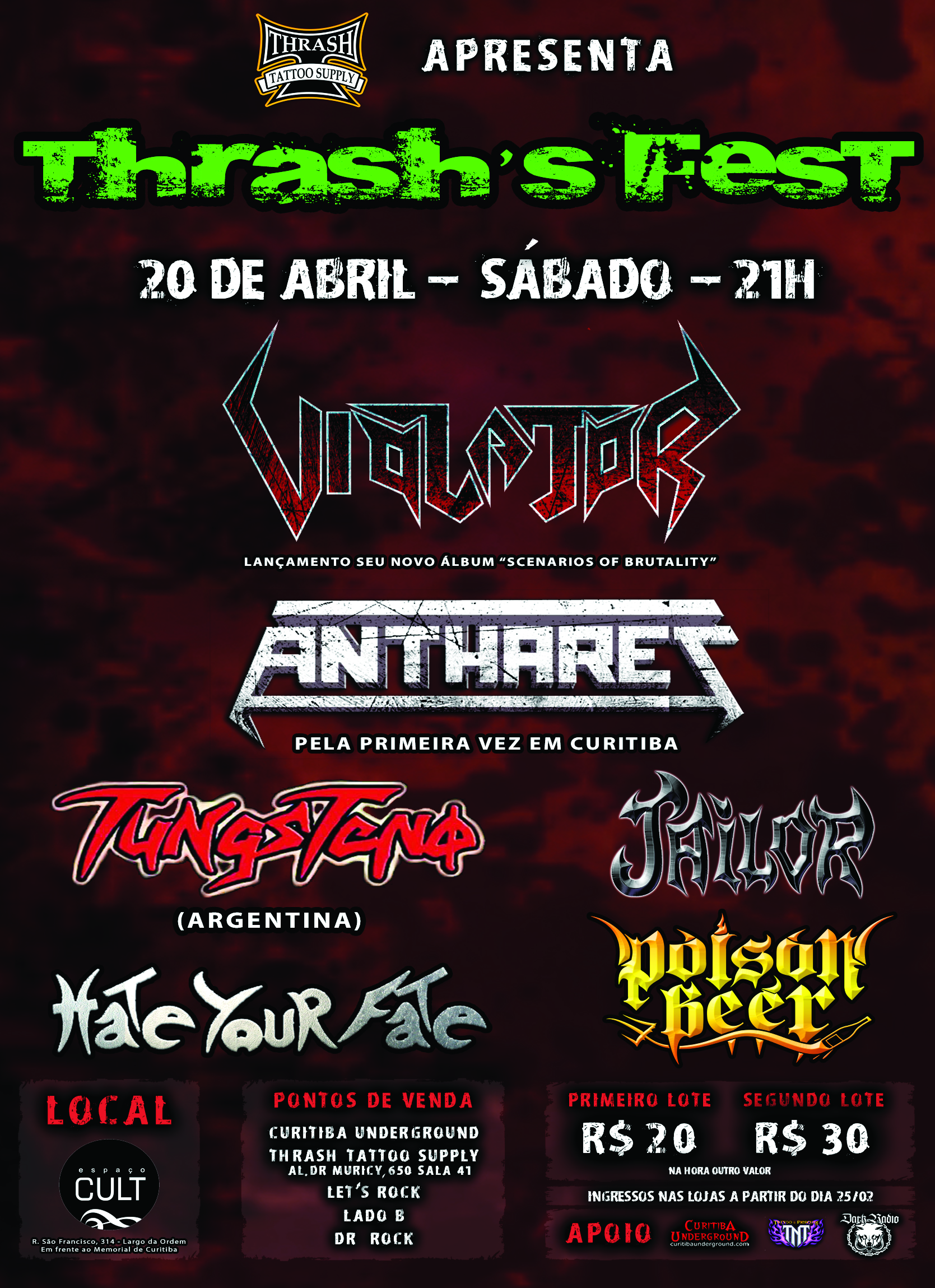 20/04 – Thrash’s Fest