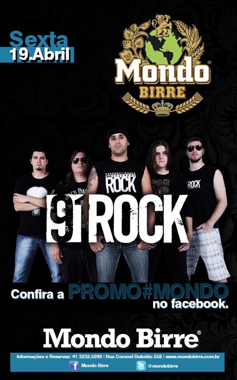 19/04 – Banda 91 Rock