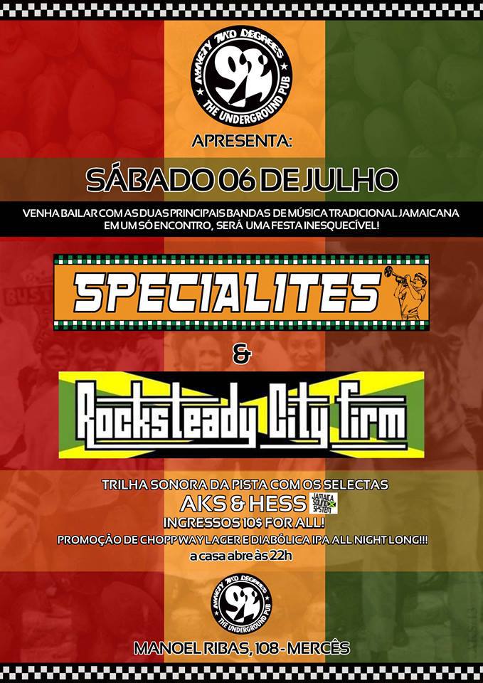 06/07 – Specialites & Rocksteady City Farm