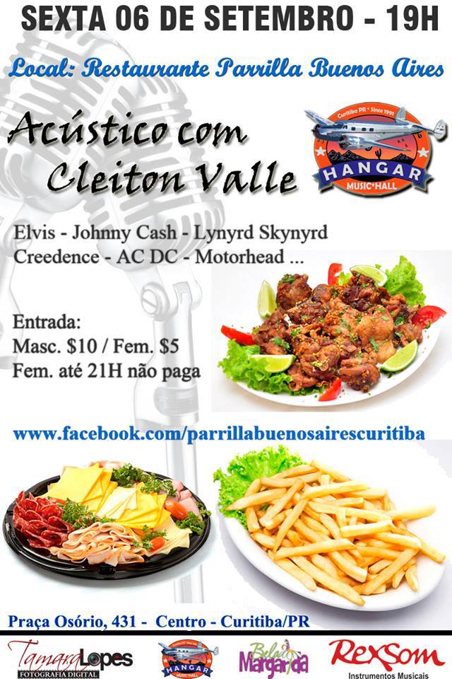 06/09 – Acústico com Cleiton Valle