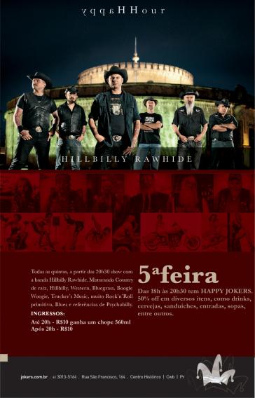 12/09 – HILLBILLY RAWHIDE + LANÇAMENTO VIDEOCLIPE